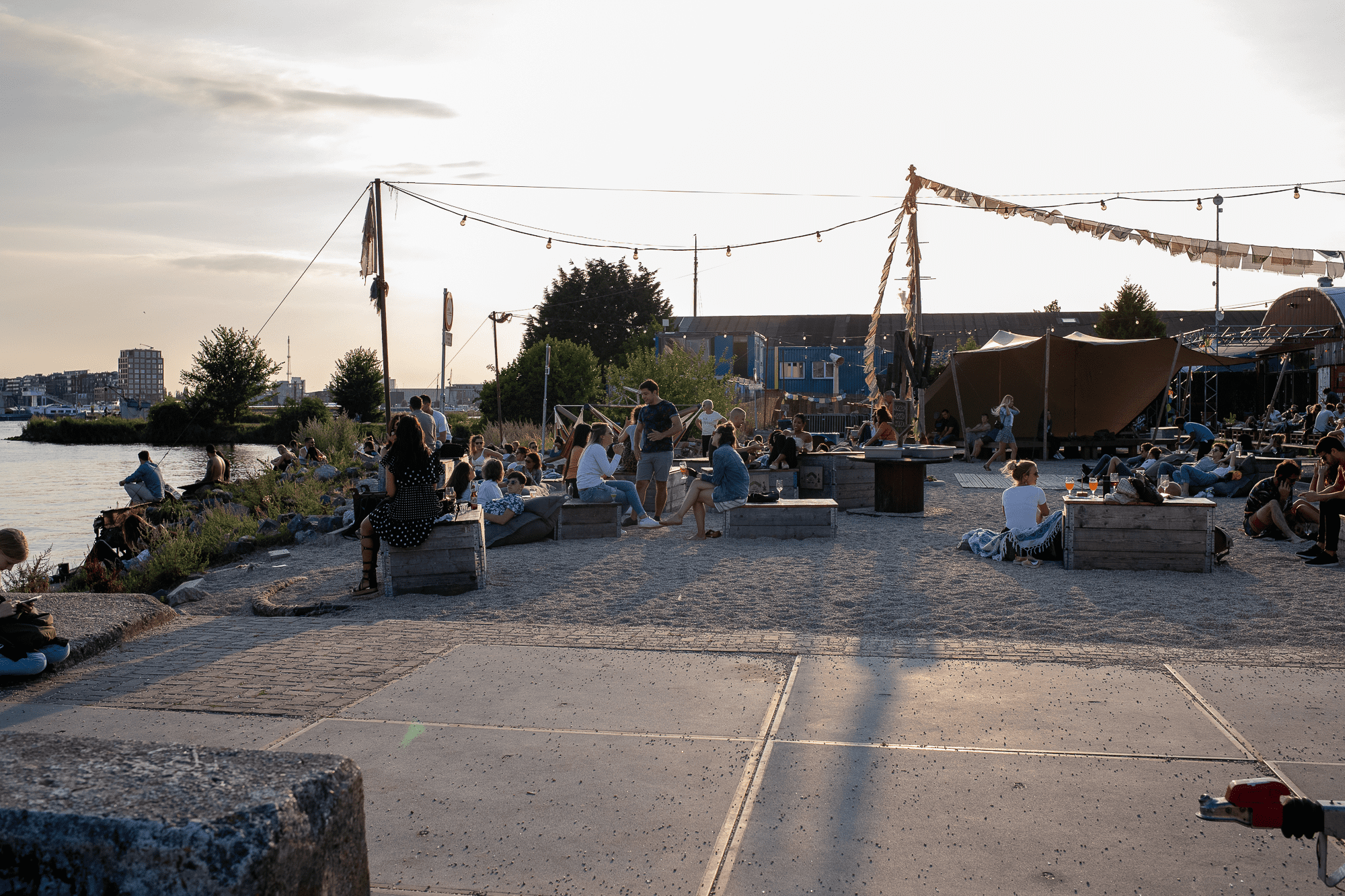 Olanda, Netherland, Amsterdam, NDSM Werf, sunset