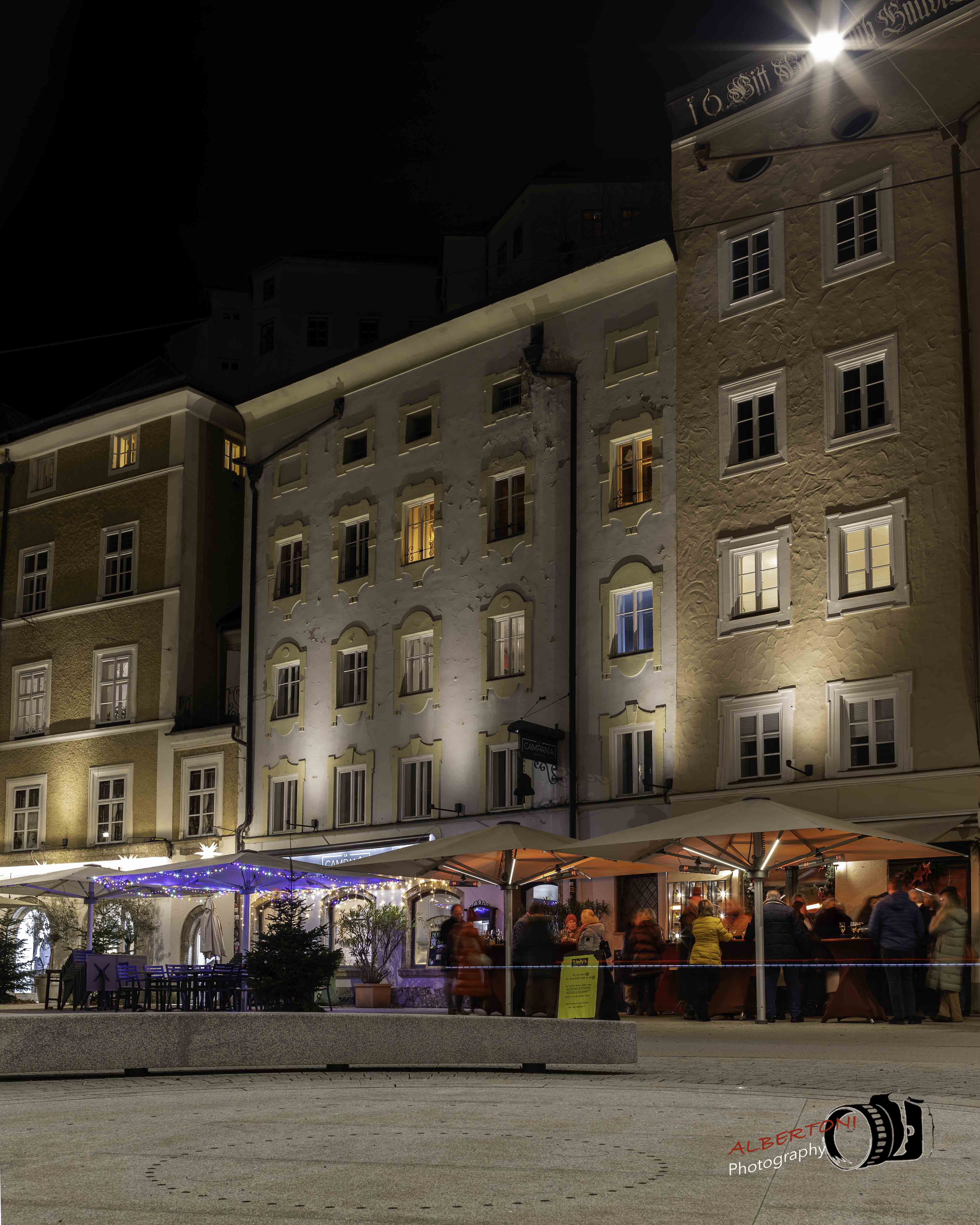 Salzburg by night, Salzburgerland, Austria, Christmasvibes