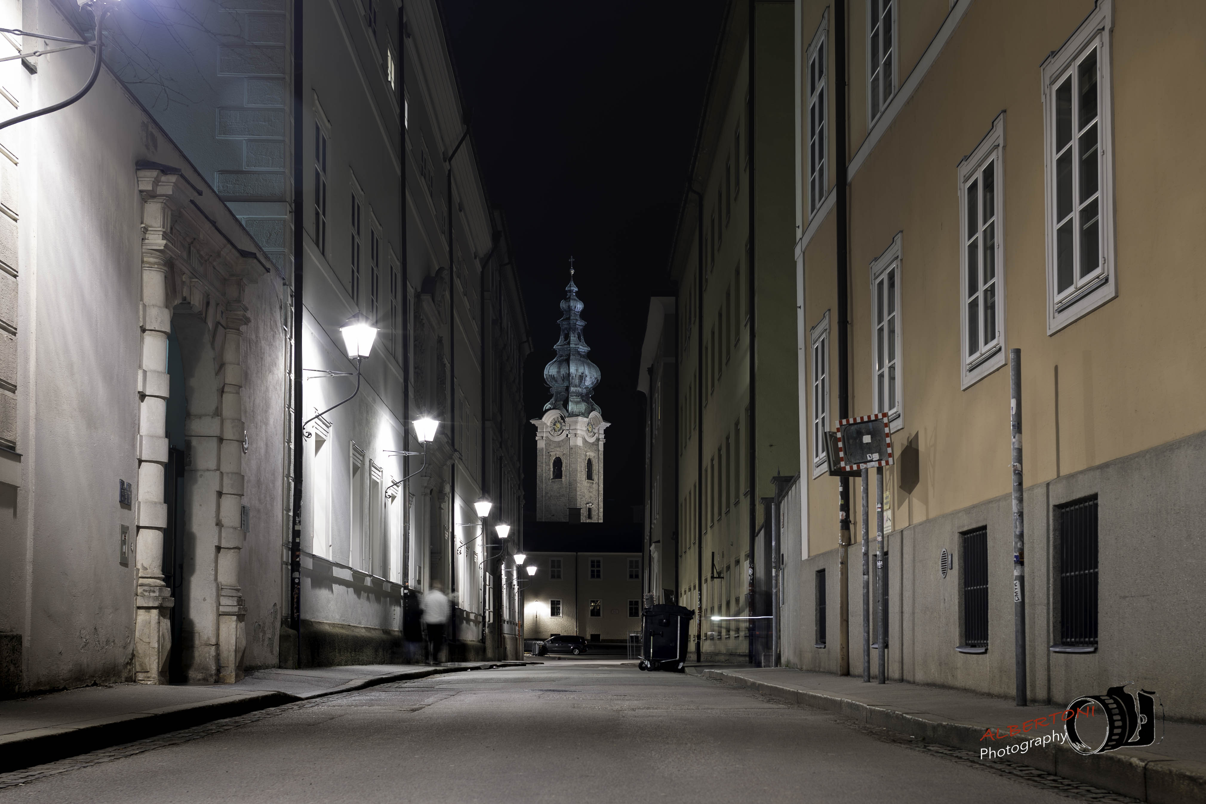 Salzburg by night, Salzburgerland, Austria, Christmasvibes