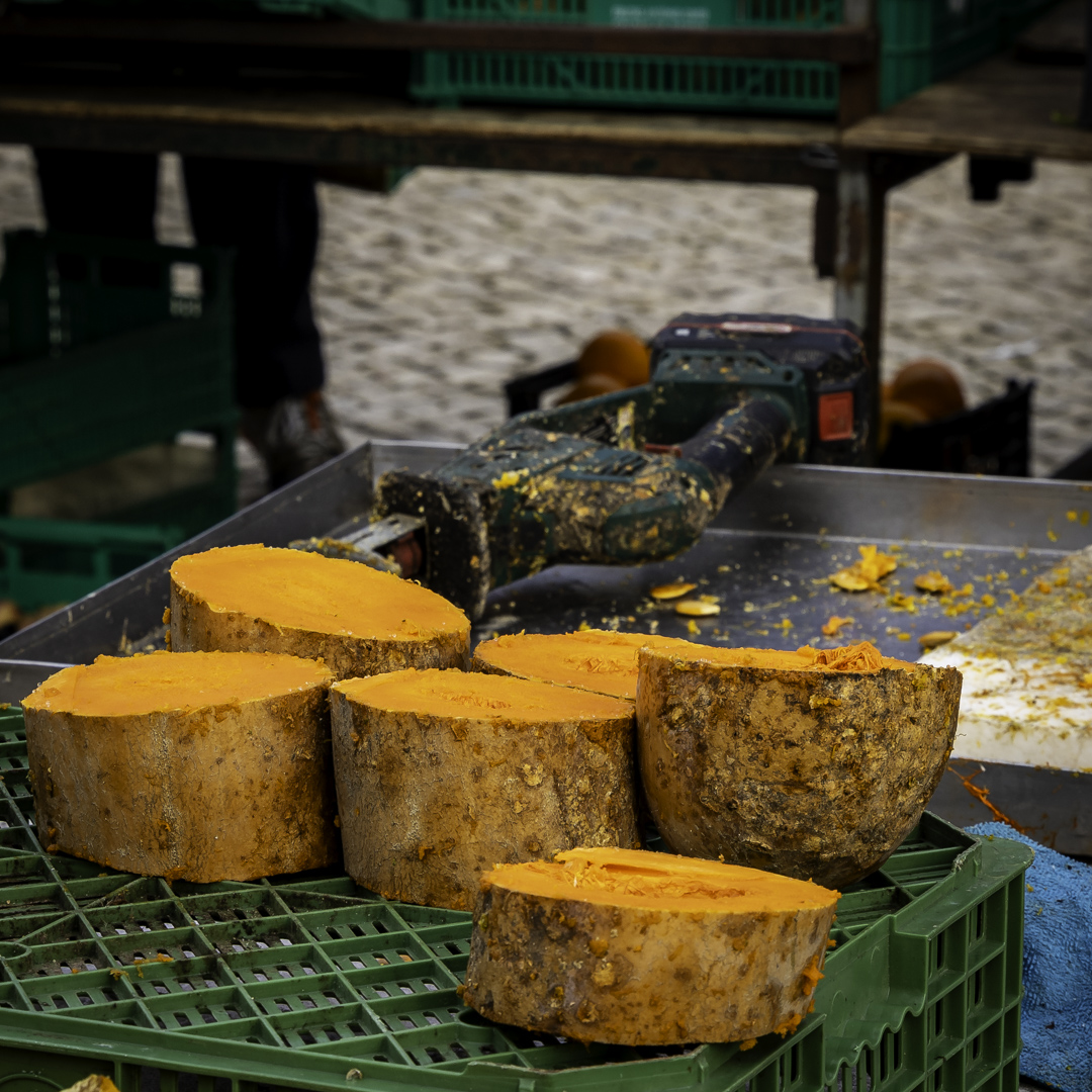 Olhao center, market, Portogallo
