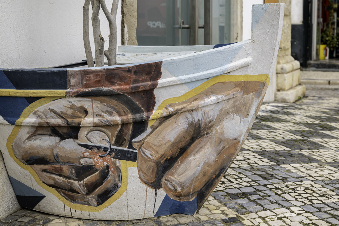 Olhao, old city, Portogallo, murales