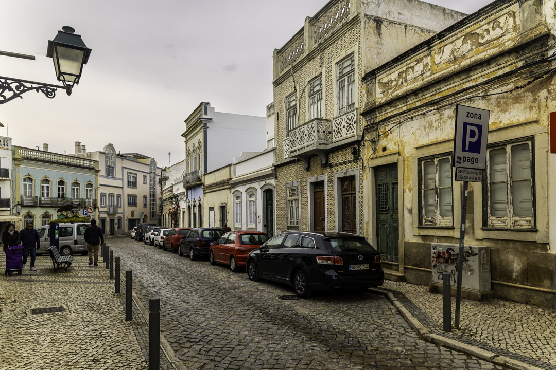 Olhao center, market, Portogallo