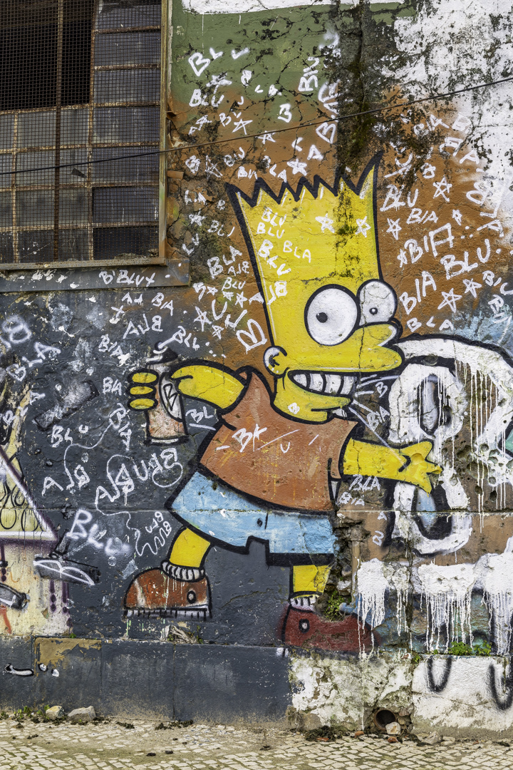 Olhao, Portogallo, murales